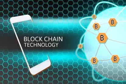 blockchain technology graphic