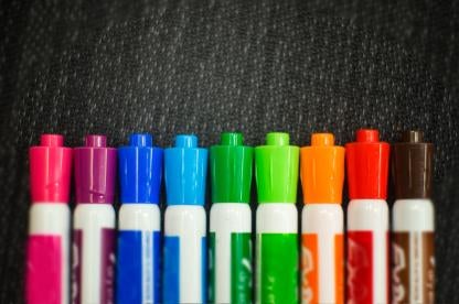 website design, colorful markers, accessibility