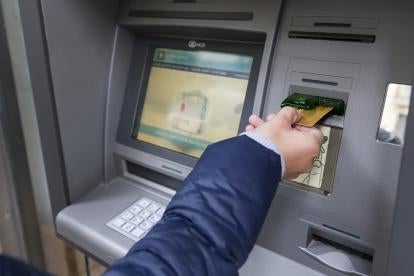 credit card, ATM