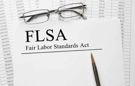 FLSA spreadsheet with glasses