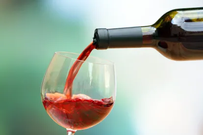 glass of wine