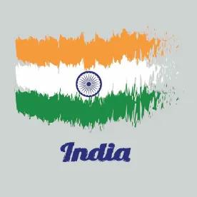 India flag graphic