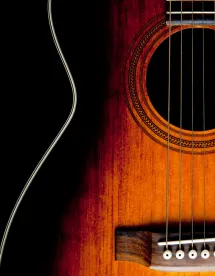 Guitar closeup