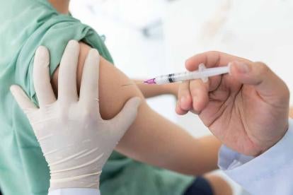 employee under mandatory vaccine policy