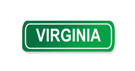 Virginia Road Sign