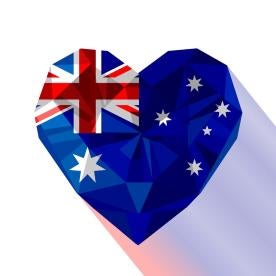 Australia changes .AU Domain Names; Australia Heart