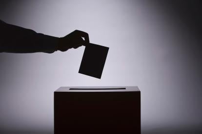 ballot box for an election influenced by telecommunications fraud