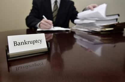 bankruptcy in paperwork