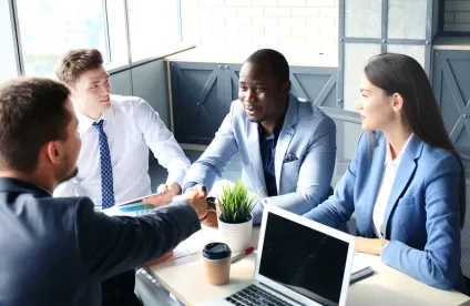Job interview in Illinois