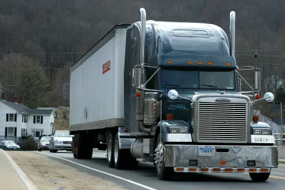 truck motoring through California despite AB-5