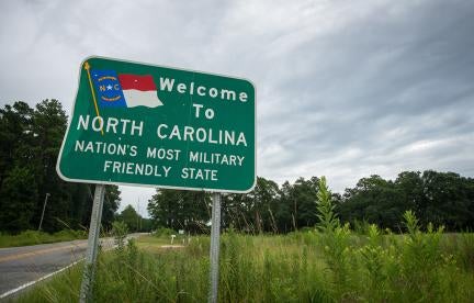 North Carolina in the wind