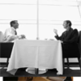 Businessmen Having Lunch