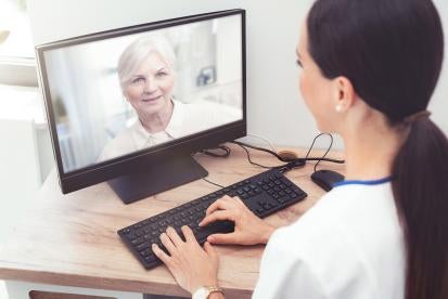 Virtual doctor visit telehealth telemedicine COVID-19 pandemic 