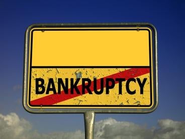 Bankruptcy, Road Sign
