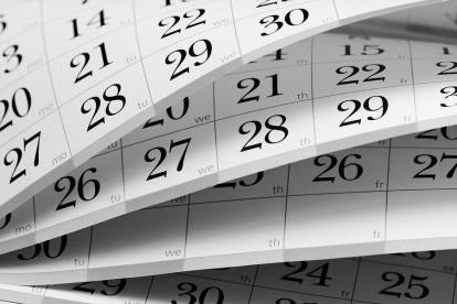 Calendar, FDA Grants One-Year Extension on Intended Use Rule