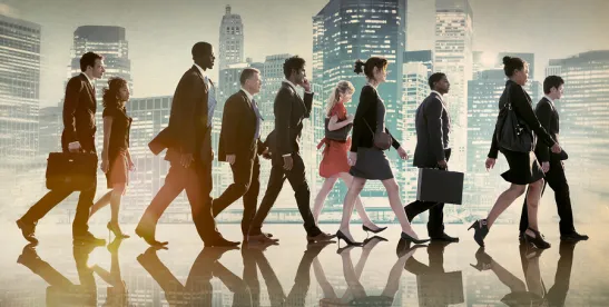 Business People walking, Innovation Centers, St. Louis