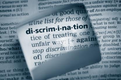 discrimination in a word