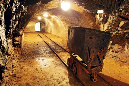 mine, cart, tunnel