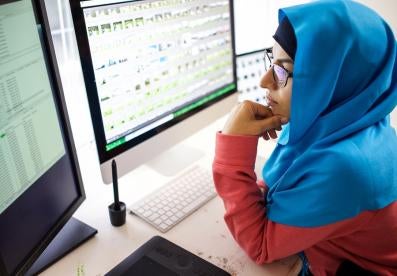 muslim woman working, title VII, no undue hardship