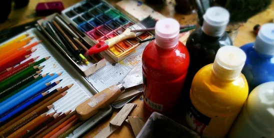 painting supplies, banksy, sotheby's