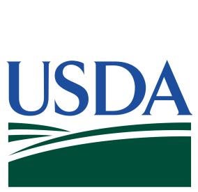 USDA, logo, green, blue