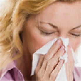 Woman, Tissue, Sneeze, Nose