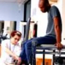 Young Adult Getting Medical Treatment