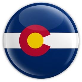 Colorado Flag Button