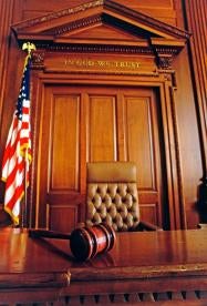 court judge's chair