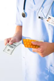 Doctor, money, pills