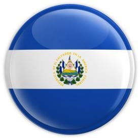 Official El Salvador badge button