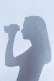 image lady with bionoculars