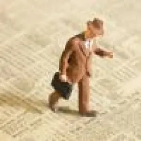 business man paper