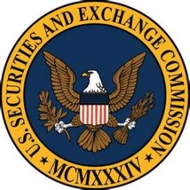 securities & exchange commission seal in gold