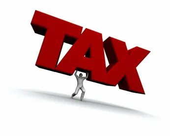 Man Lifting Tax