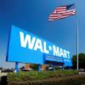 Wal-Mart, U.S. flag