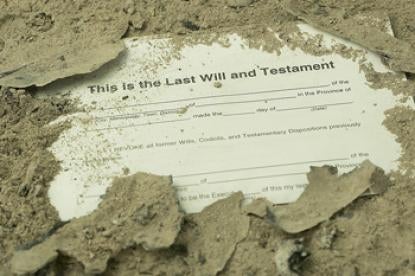 estate and trusts left in a will