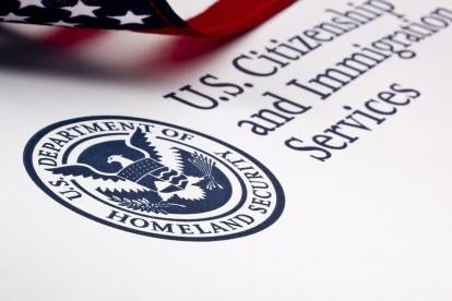 US Citizenship Immigration Services USCIS H-1B visa lottery