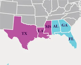 AL, FL, GA, LA, MS  COVID-Construction Concerns