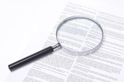 Insurance Coverage Magnifying glass