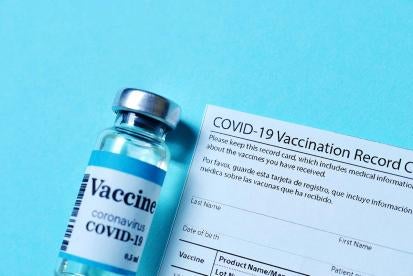 COVID vaccination card mandatory vaccinations for employees 
