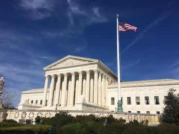 SCOTUS Supreme Court building in Washington DC
