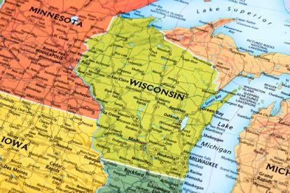 Wisconsin map where conservatism rules