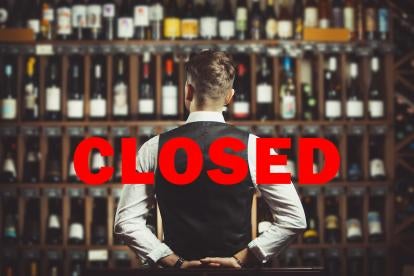 government mandated bar restaurant pub closures