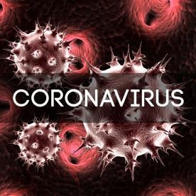 coronavirus with virus 