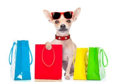 retail legal actions in 2021 involved this dog's proclivity to shop