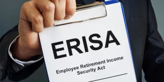 ERISA on a clipboard