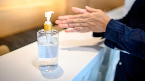 hand sanitizer disinfectant label claims