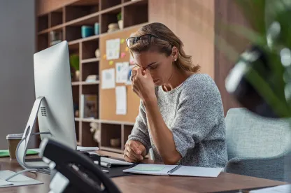a physician experiencing post-COVID burnout