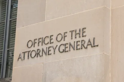 Office of the US Attorney General in Washington DC